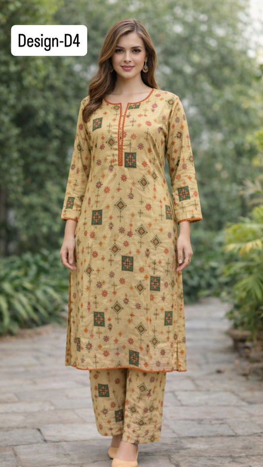 Brit 2 piece Dhanak Pakistani ladies Winter collection suit B399