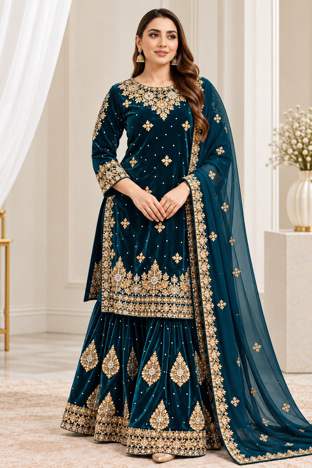 BRIT - GL 3 piece valvet designer collection B807