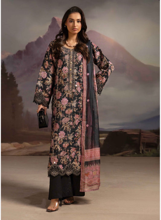 JESMINE INSPIRED 3 piece embroidery cotton chickenKari 81042 Pakistani ladies suit B523