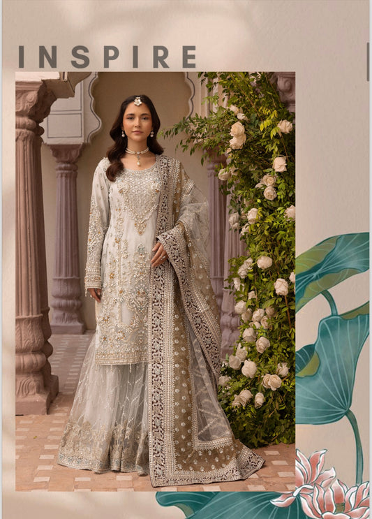 Simrans 3 piece lux wedding wear_100187 Pakistani ladies suit B132