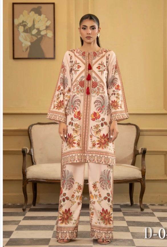 BRIT 2 piece luxury lawn collection ladies dress B670