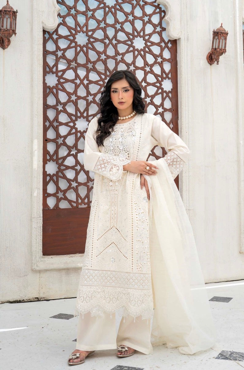 Brit 3 piece ladies cotton Lawn collection B591