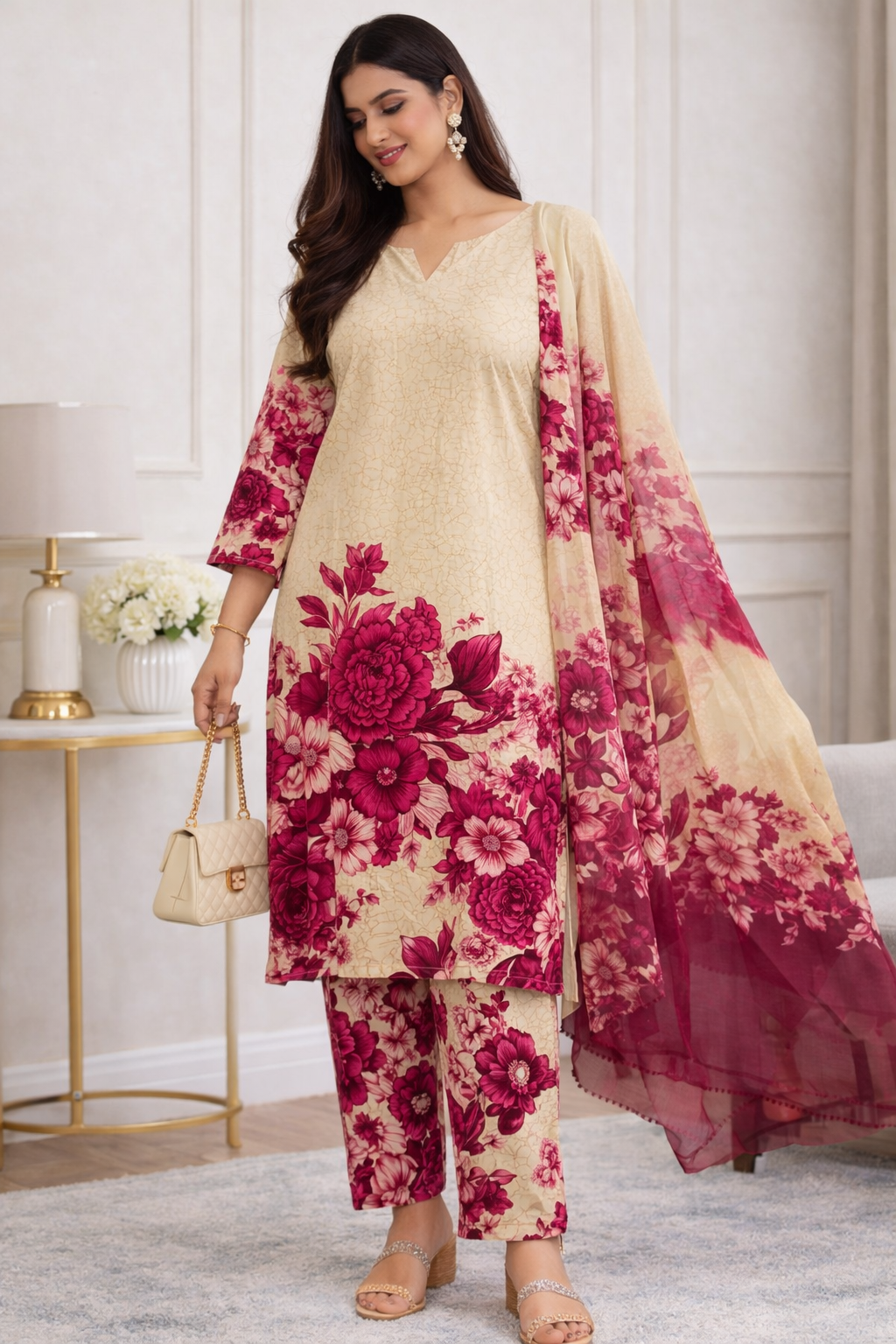 BRIT 3 piece lawn Pakistani ladies suit B542