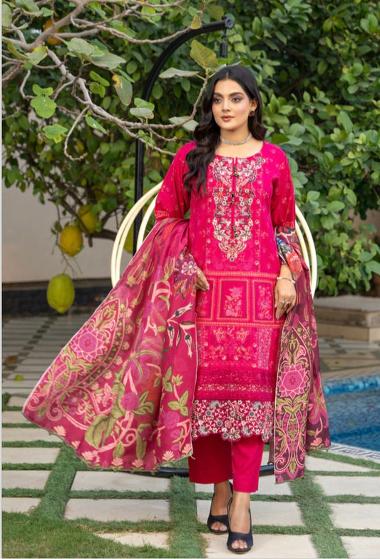 Brit 3 piece Dhanak winter collection Pakistani ladies suit B325