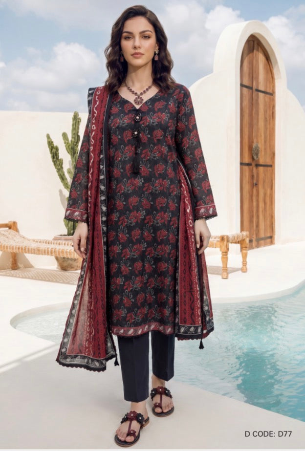 Sana Safina’s inspired 3 piece luxury lawn dress B695