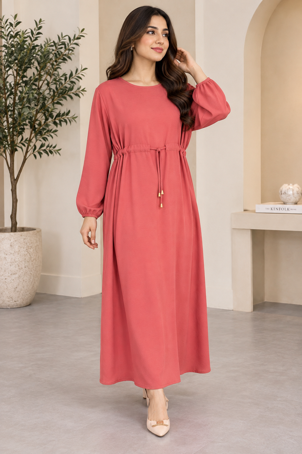 BRIT GL 1 piece modest wear maxi collection  dress B790