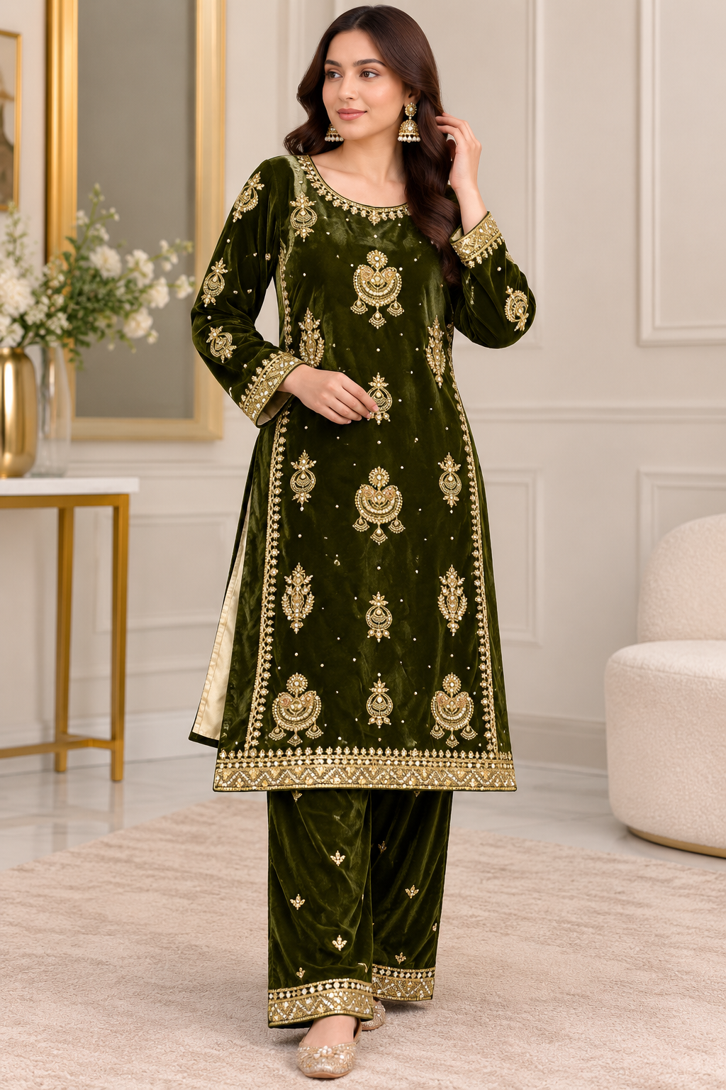 Brit 2 piece Valvet designer collection B815
