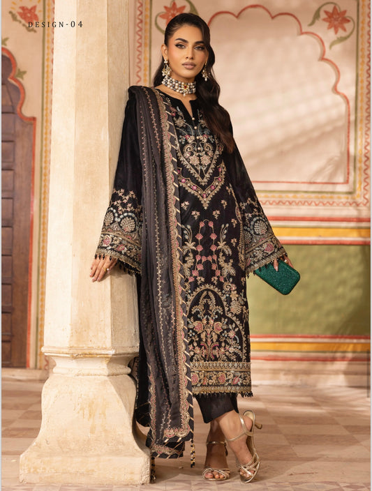 TT designer 3 piece luxury Valvet_81042 Pakistani ladies suit B287