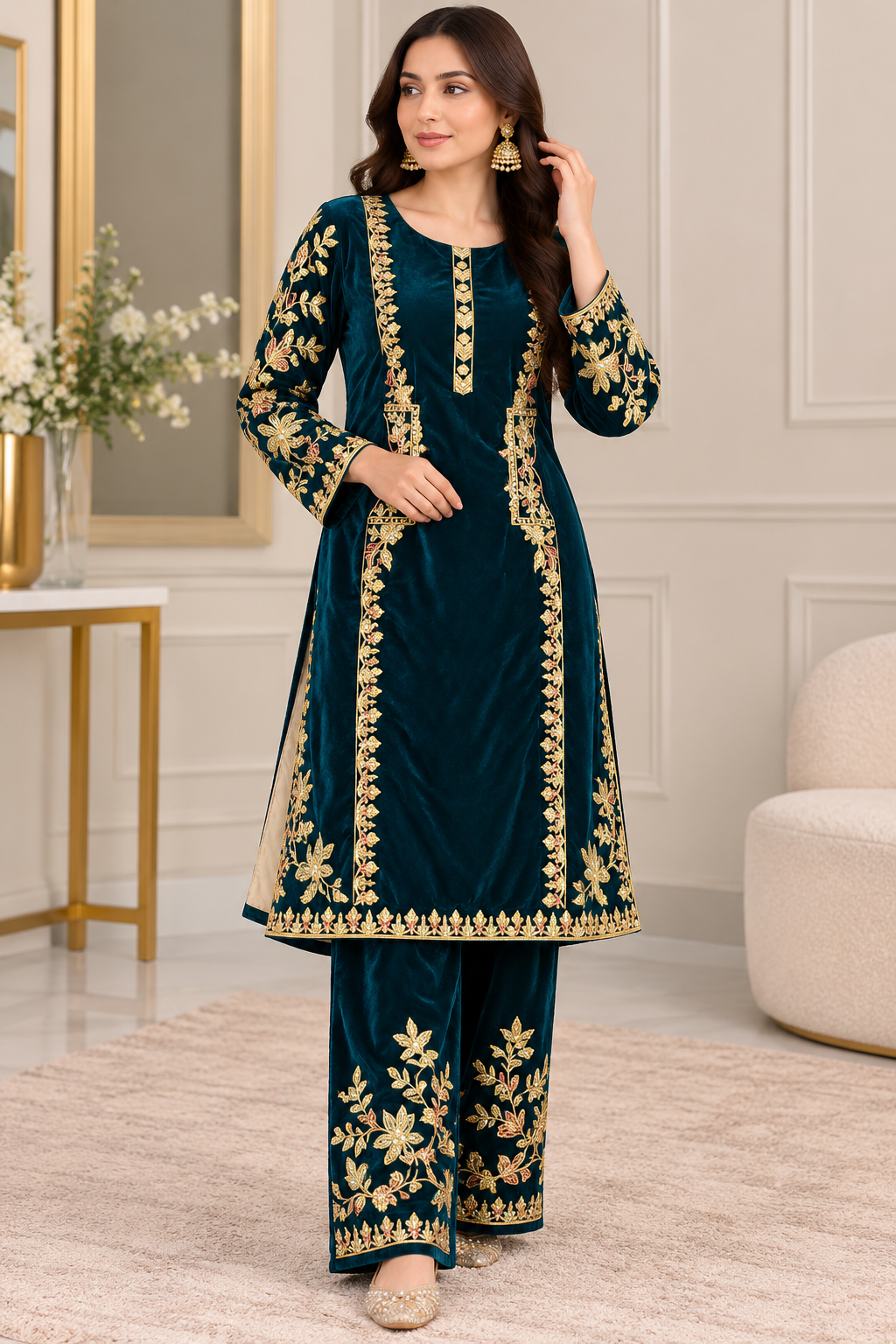 Brit 2 piece Valvet designer collection B815