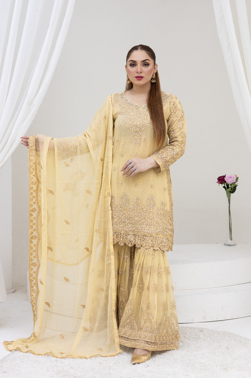 Brit 3 piece luxury chiffon_81042 Pakistani ladies suit B246