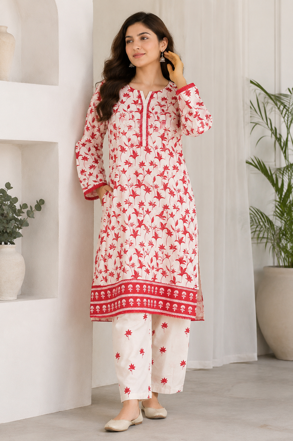 Brit 2 piece poly lawn collection ladies dress B723