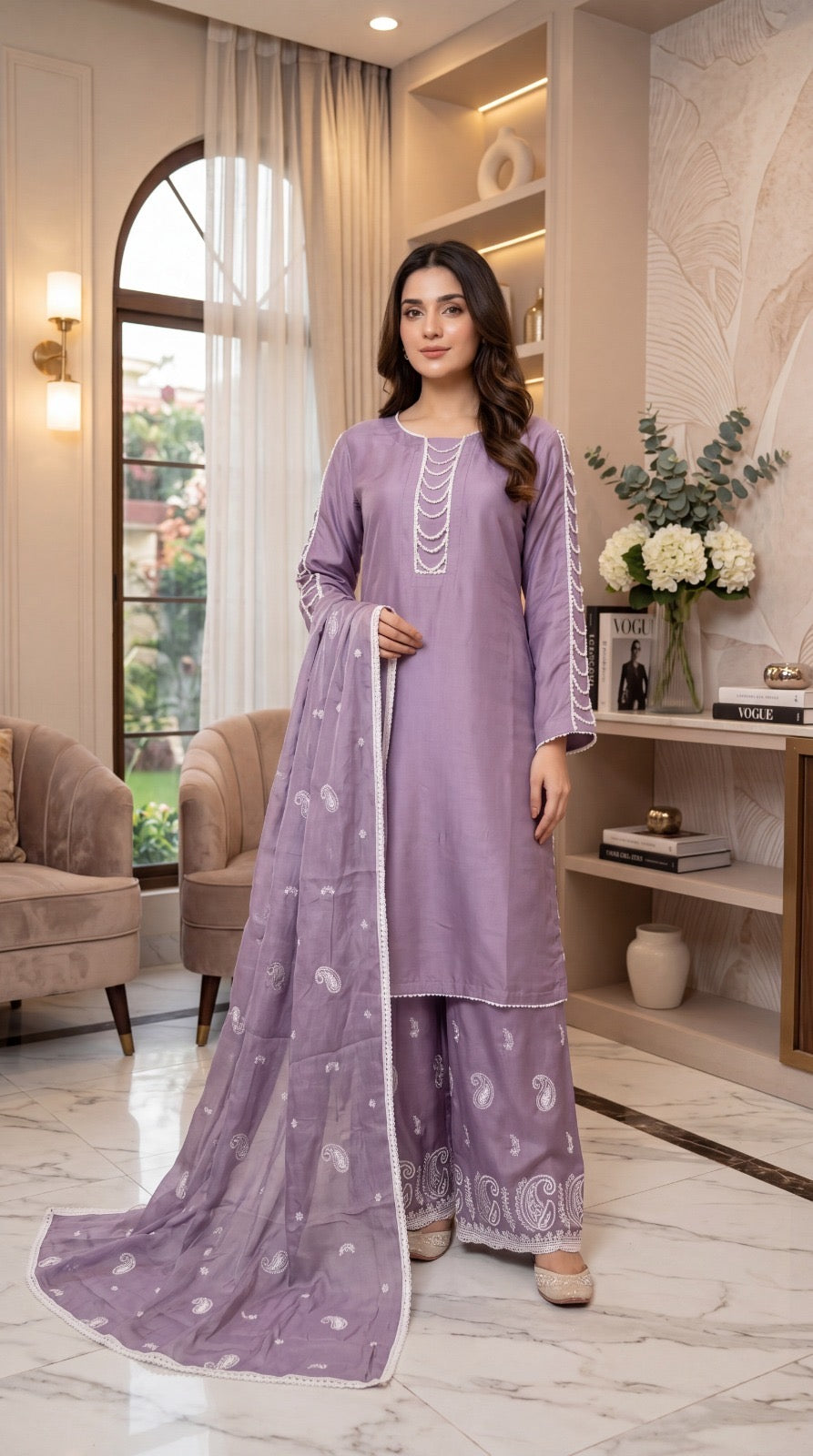 Brit 3 piece ladies Linen collection B576