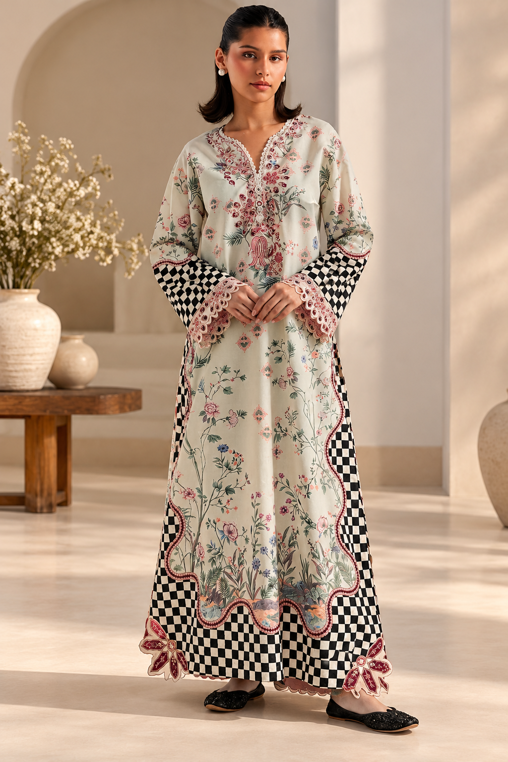 BRIT- GL 2 piece winter linen designer collection B837
