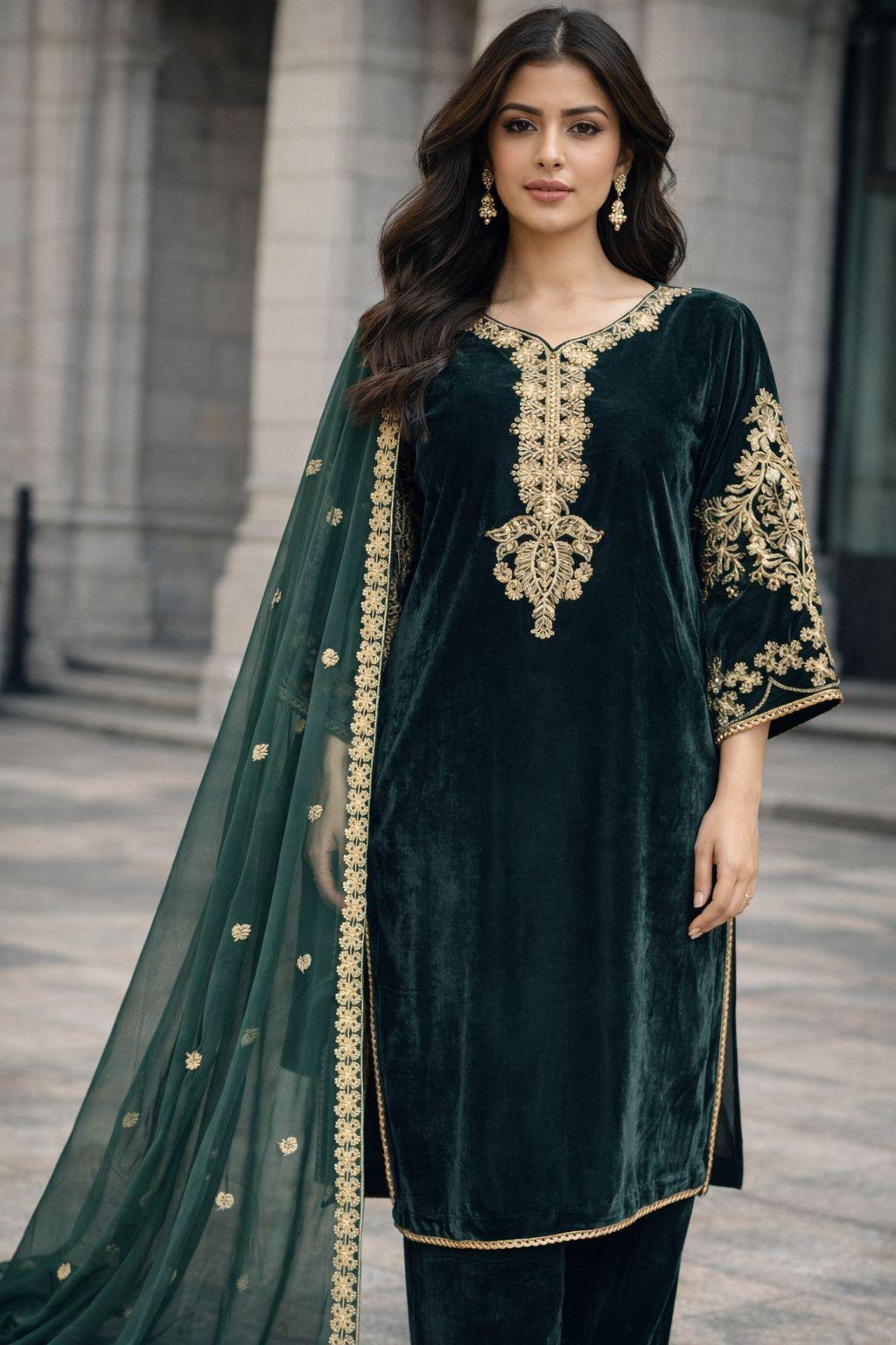 Brit 3 piece Micro Valvet winter collection  B440