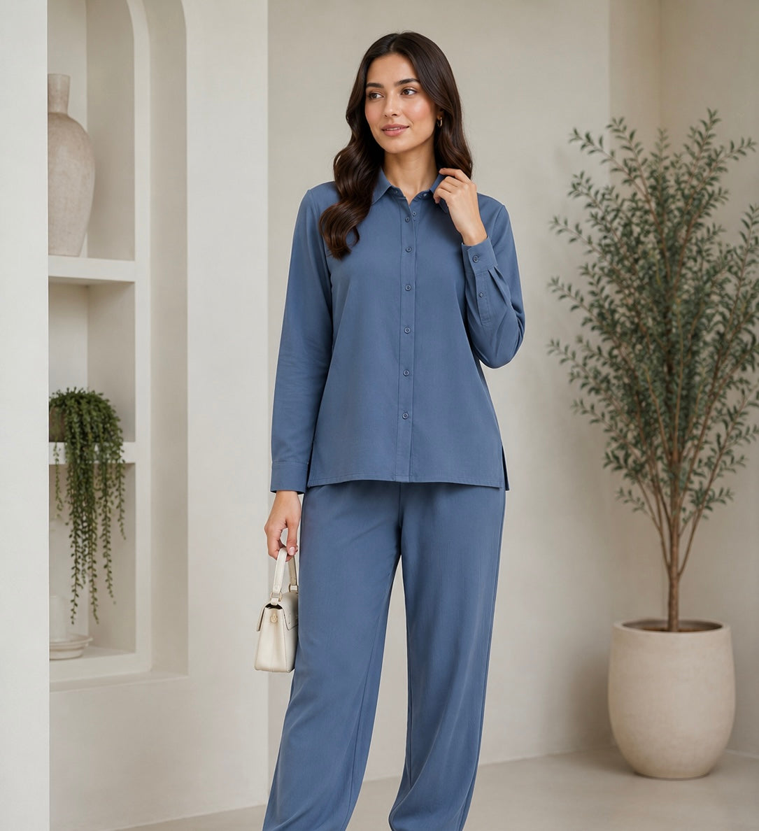 BRIT  2 piece georgette collection ladies dress B732