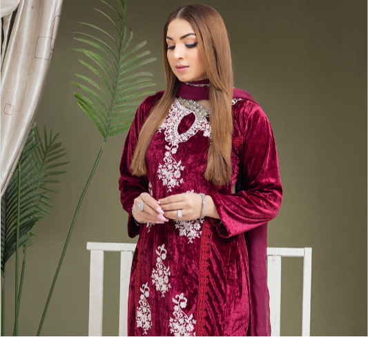 Brit 3 piece Valvet_4019 wine B23