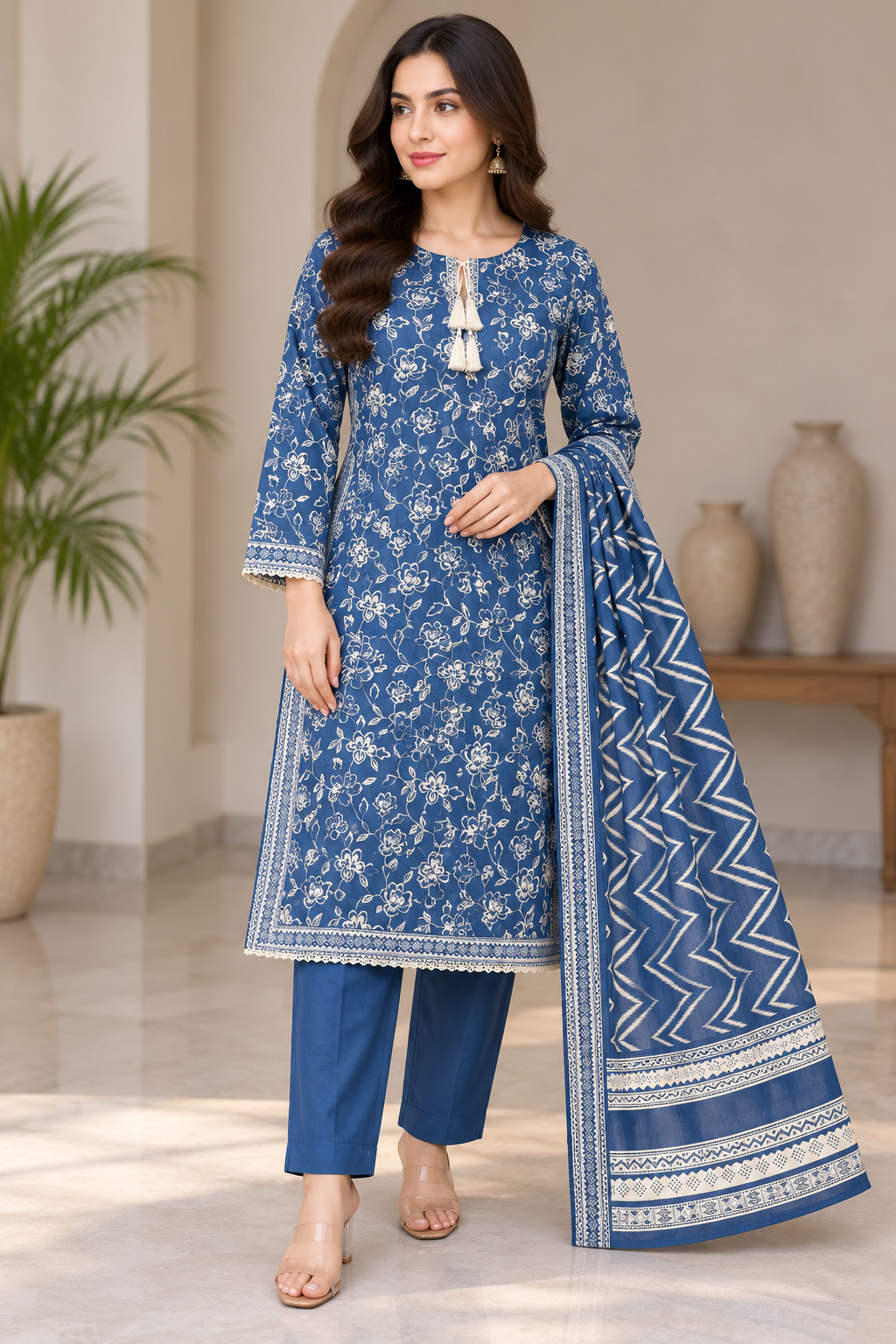 Bin Saeed 3 piece khadar designer collection B816