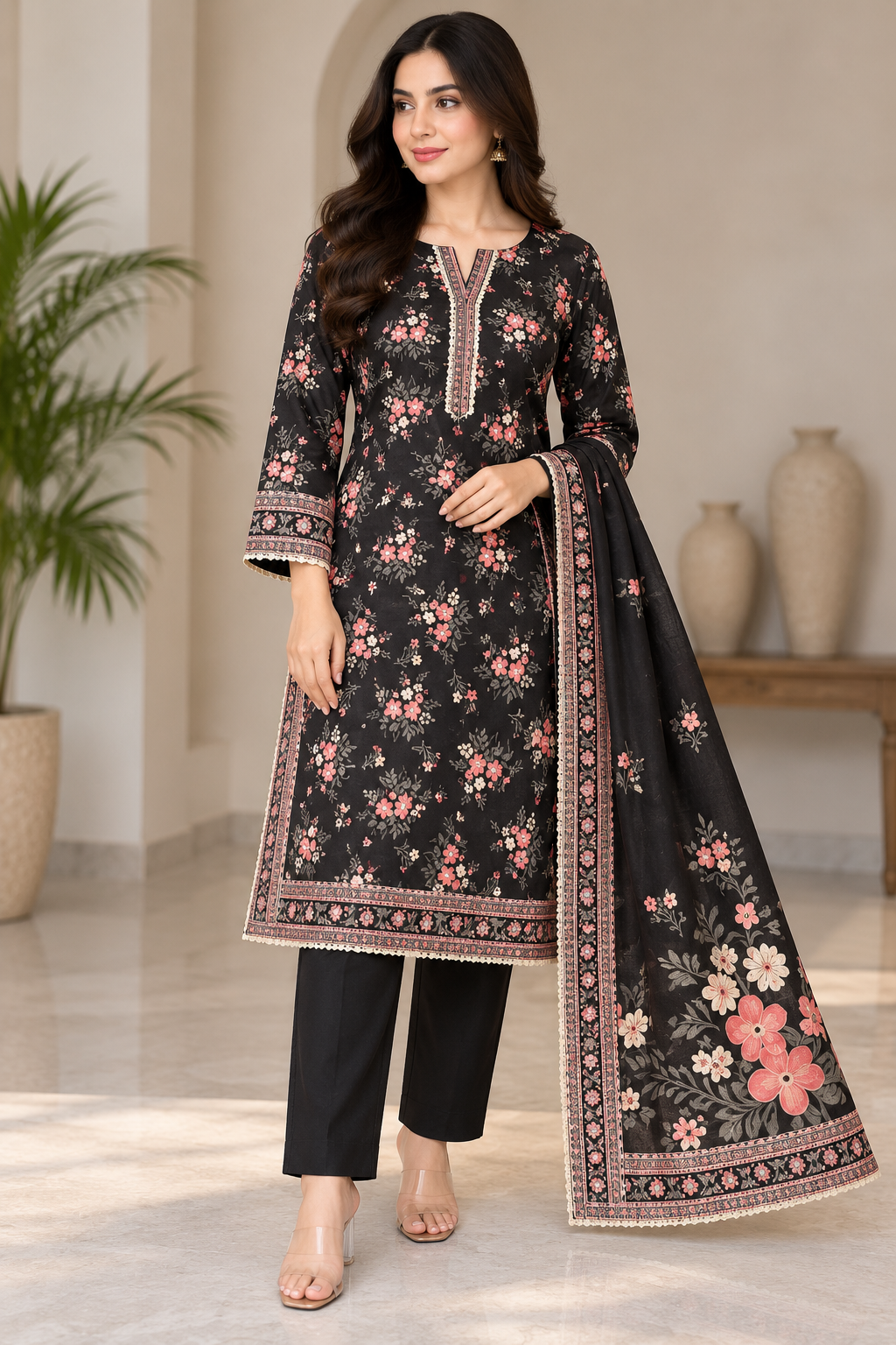 Bin Saeed 3 piece khadar designer collection B816