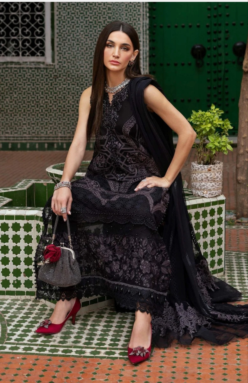 Maria B original designer lawn_10077Pakistani ladies suit B118