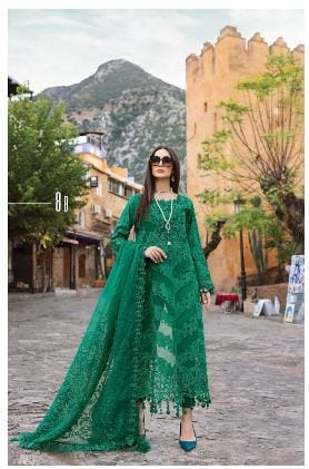 M B inspired 3 piece Lawn stitched_81044 Pakistani ladies suit B185