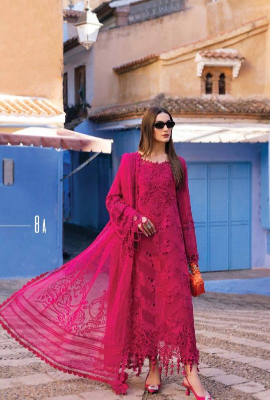 M B inspired 3 piece Lawn stitched_81044 Pakistani ladies suit B185