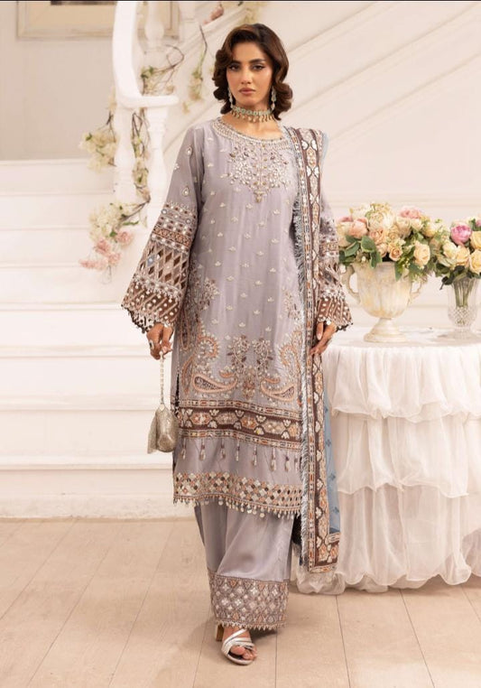 Ivana Lux by Simrans 3 piece stitched_81046 Pakistani ladies suit B187
