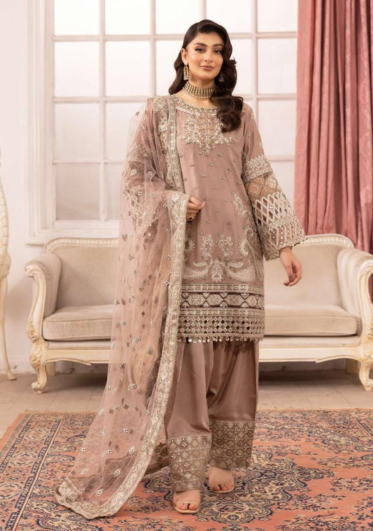 Ivana Lux by Simrans 3 piece stitched_81046 Pakistani ladies suit B187