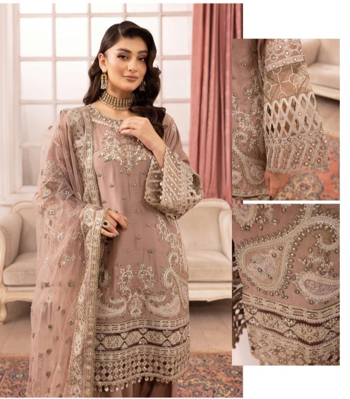 Ivana Lux by Simrans 3 piece stitched_81046 Pakistani ladies suit B187