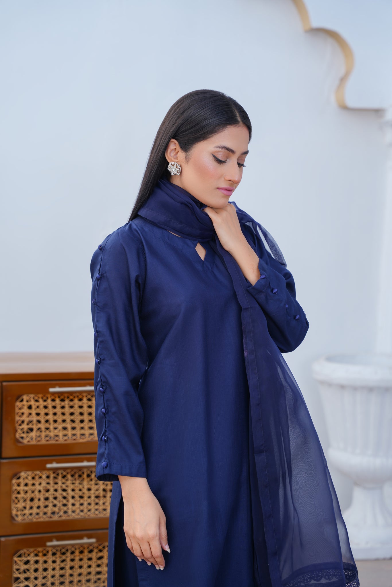 Brit 3 piece Farshi Salwar _100254 ladies suit B146