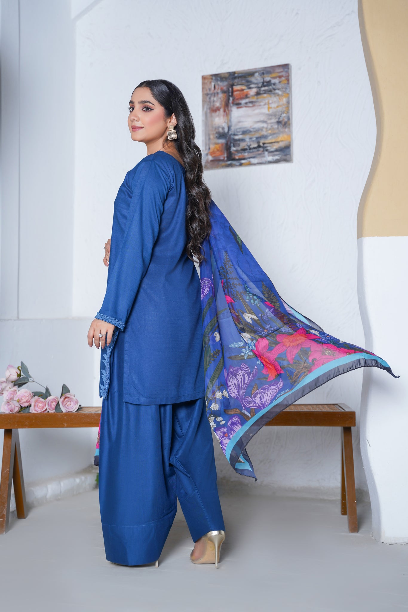 Brit 3 piece Farshi Salwar _100260 ladies suit B146