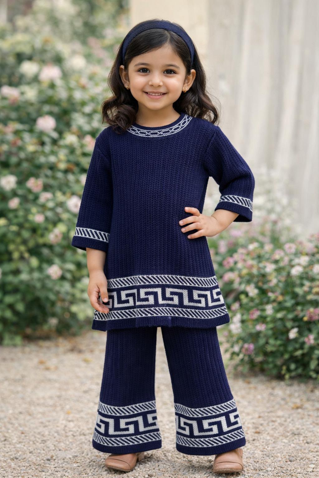 KIDS Brit 2 piece jersy co ord sets  B430