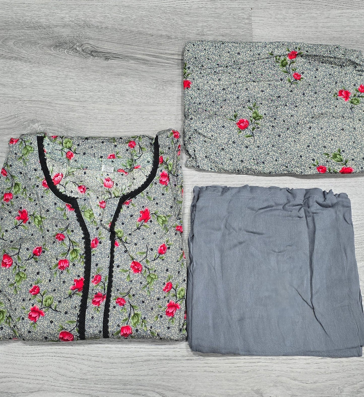 Brit 3 piece Dhanak Pakistani ladies Winter collection suit B398