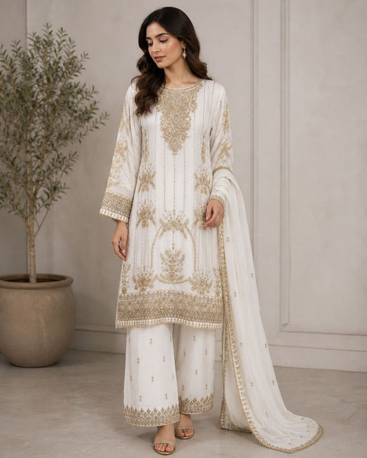 BRIT 3 piece ladies Chiffon B586