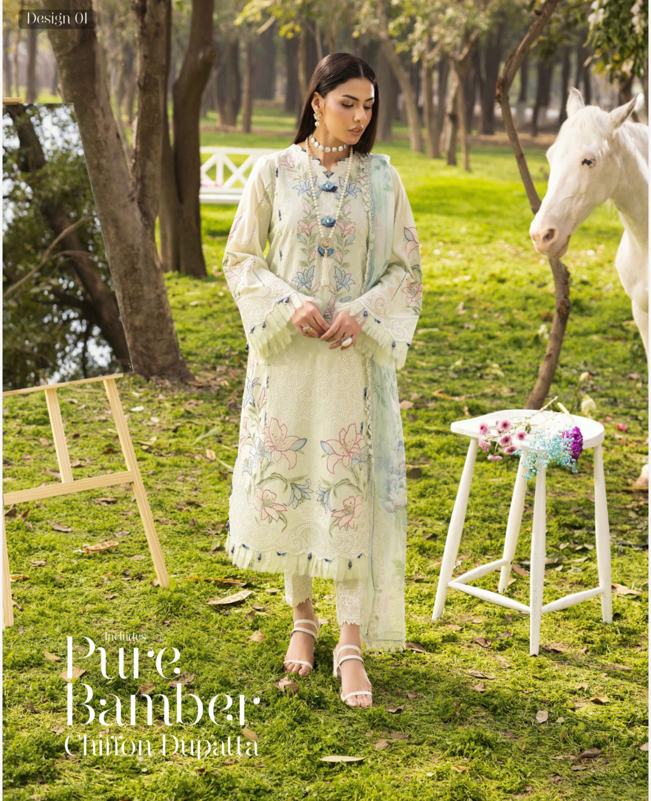 Adan libas original Lawn ladies dress B570