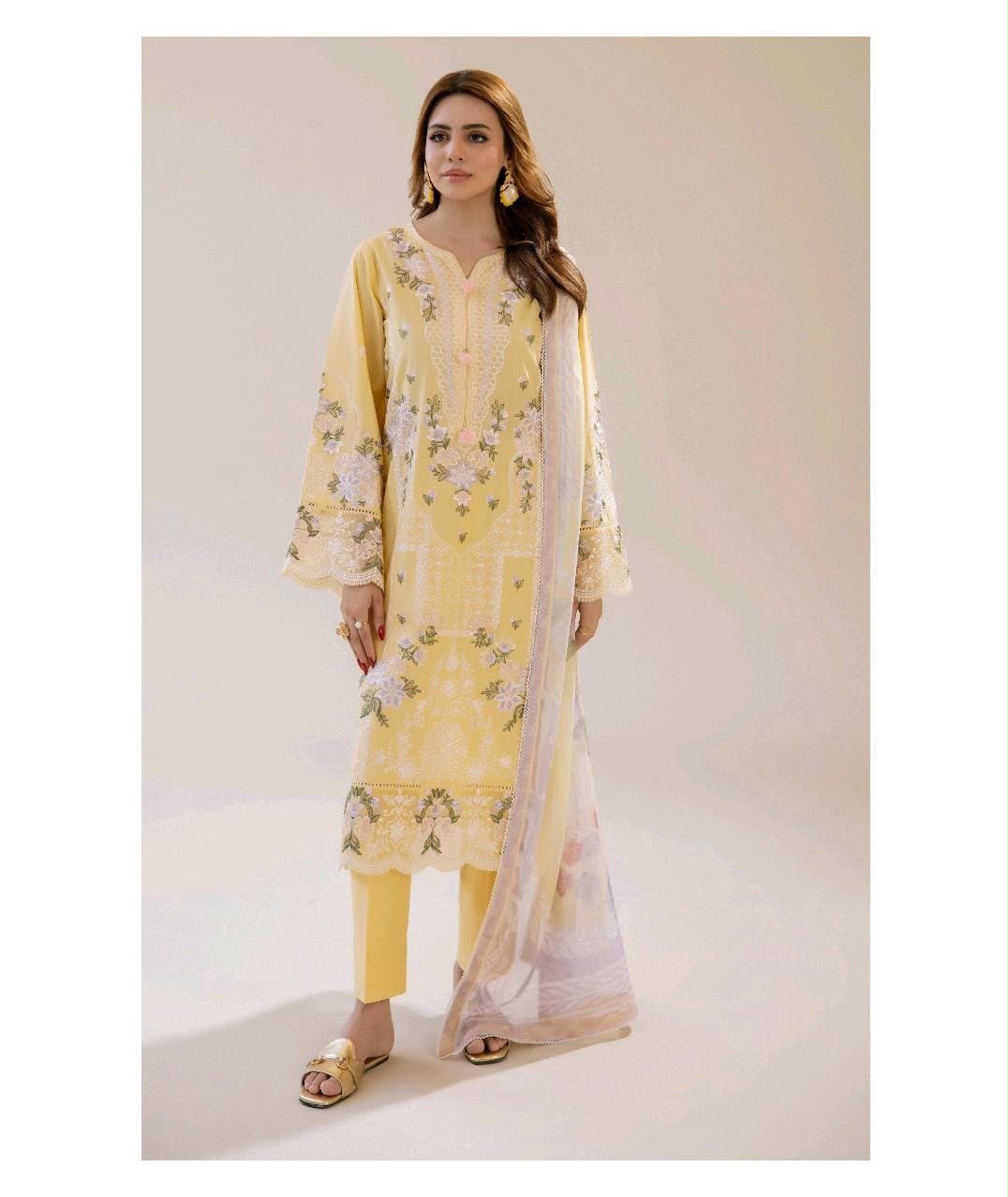 Adan Liba’s original 3 piece luxury lawn collection ladies dress B644