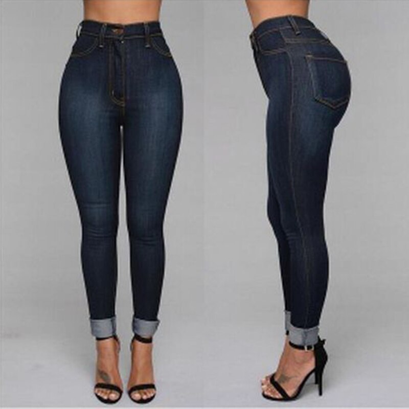 Cheap Spring Autumn Elegant High Waist Casual Stretch Slim Middle Aged Women  Trousers Fashion Pencil Pants