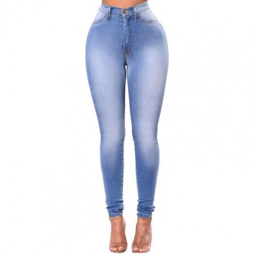 UKAP Women High Waist Denim Pants Zip Button Skinny Jeans Jeggings Trousers  Ladies Slim Fit Long Stretchy Pencil Pants